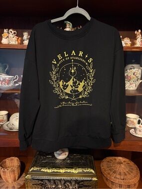 A Court of Thorns and Roses City of Starlight Black Graphic Sweatshirt